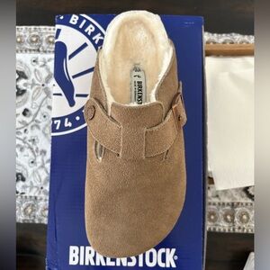 Brown Boston Birkenstocks NWT, Size 35